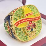 CINCO DE MAYO RING --- GOLD BODY (ITEM #35-84)