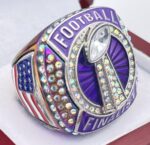 5 STAR FOOTBALL FINALIST RING --- RAINBOW BODY (ITEM #51-45)