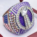 5 STAR FOOTBALL FINALIST RING --- RAINBOW BODY (ITEM #51-45)