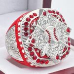 5 STAR DIAMOND SERIES FINALIST --- RED BODY, CLEAR STONES, RED LACES (Item #37-125)