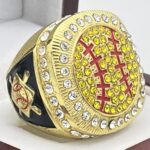 SOFTBALL PARTICIPATION RING --- GOLD BODY (Item #55-72)