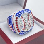 ALL-STAR BALL FINALIST RING --- WHITE BODY, PRISMATIC STONE (Item #33-133)