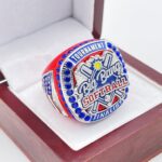 5 STAR BIG BANG FINALIST RING --- RED BODY, BLUE STONES (Item #41-01)