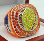 5 STAR SOFTBALL FINALIST RING --- NEON ORANGE BODY (Item #37-121)