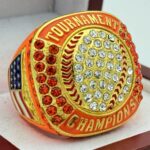 5 STAR BALL CHAMPION RING --- NEON ORANGE BODY (Item #37-172)