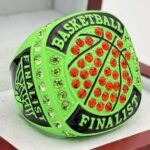 BASKETBALL FINALIST RING --- NEON GREEN BODY (Item #52-29)