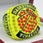 BASKETBALL FINALIST RING --- NEON YELLOW BODY (Item #52-33)