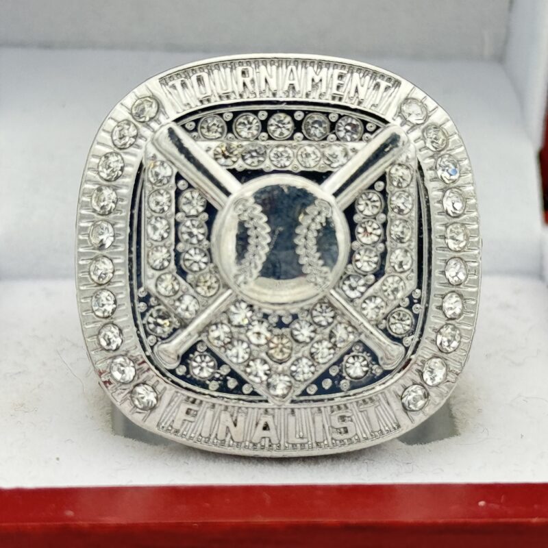 Iced out baseball ring