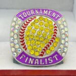 Pink softball tournament ring