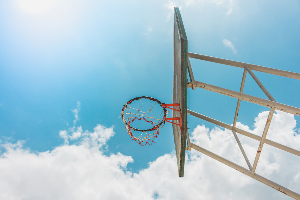 Basketball hoop for sport