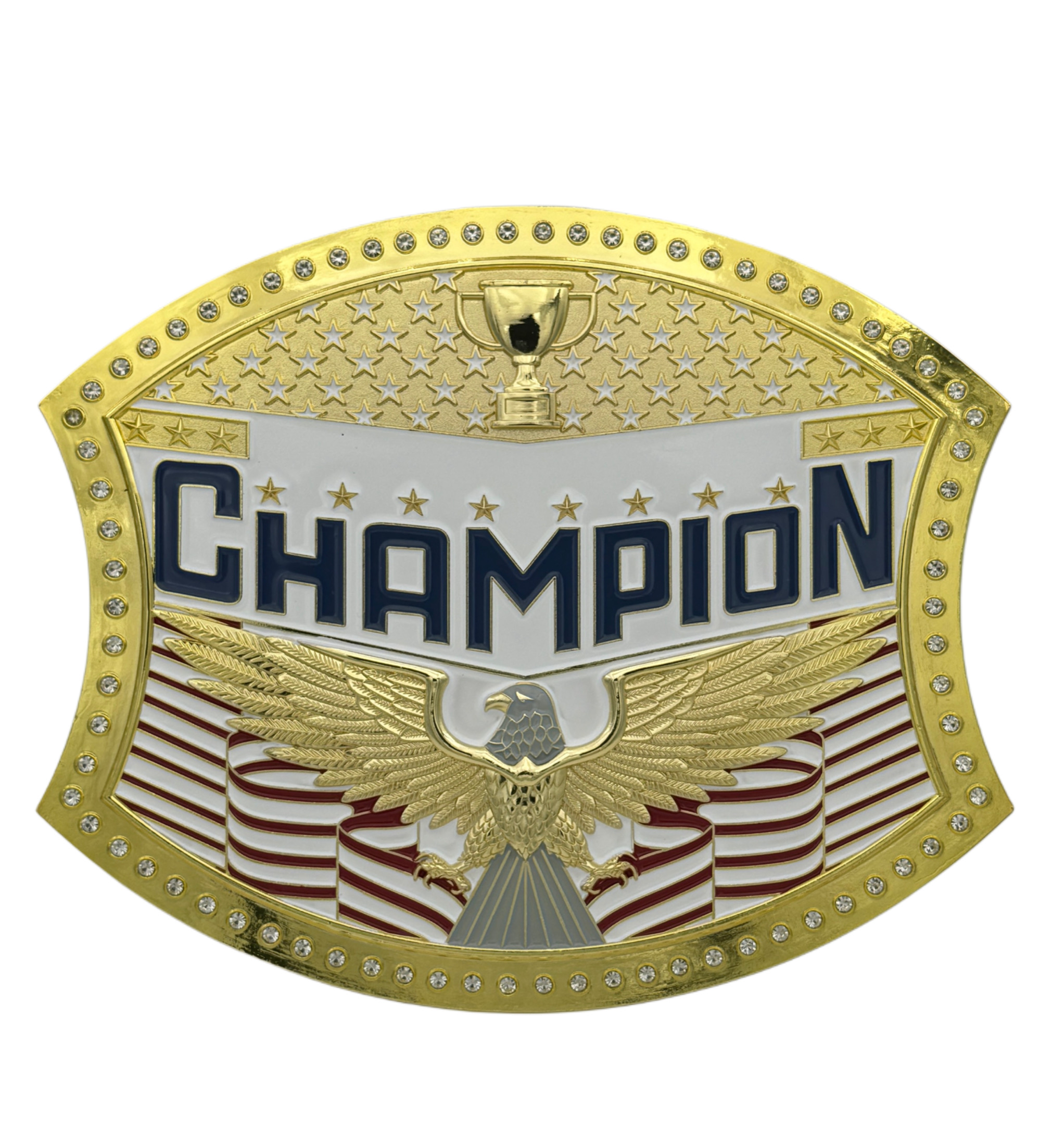 B18DD9A8-3FCE-4444-988B-D34B4152451F ALL SPORTS CHAMPION BELT PLATES - Image 1