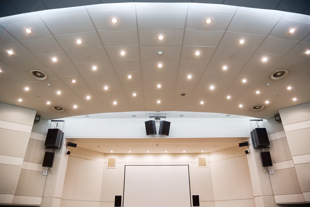 How to Organize a Memorable Awards Ceremony - Video screen and an audio system for viewing of presentations