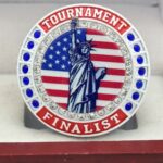 5 STAR LIBERTY FINALIST RING --- BLUE BODY, BLUE STONES (ITEM #43-45) - Image 3