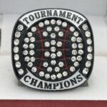 BLACK OUT SERIES BALL CHAMPION RING --- WHITE PAINT (Item #61-12) - Image 3