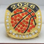 2026 BASKETBALL PARTICIPATION RING --- GOLD, WITH STONES (Item #54-64) - Image 3