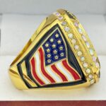 ALL-STAR 2026 BALL RING --- GOLD BODY, PRISMATIC STONE (Item #54-28) - Image 4