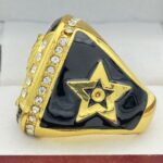 TROPHY 2026 CHAMPION RING --- GOLD BODY, CLEAR STONES (Item #54-17) - Image 2