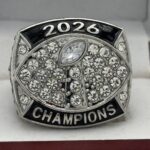 CLASSIC FOOTBALL 2026 CHAMPION RING --- SILVER BODY (Item #54-49) - Image 3