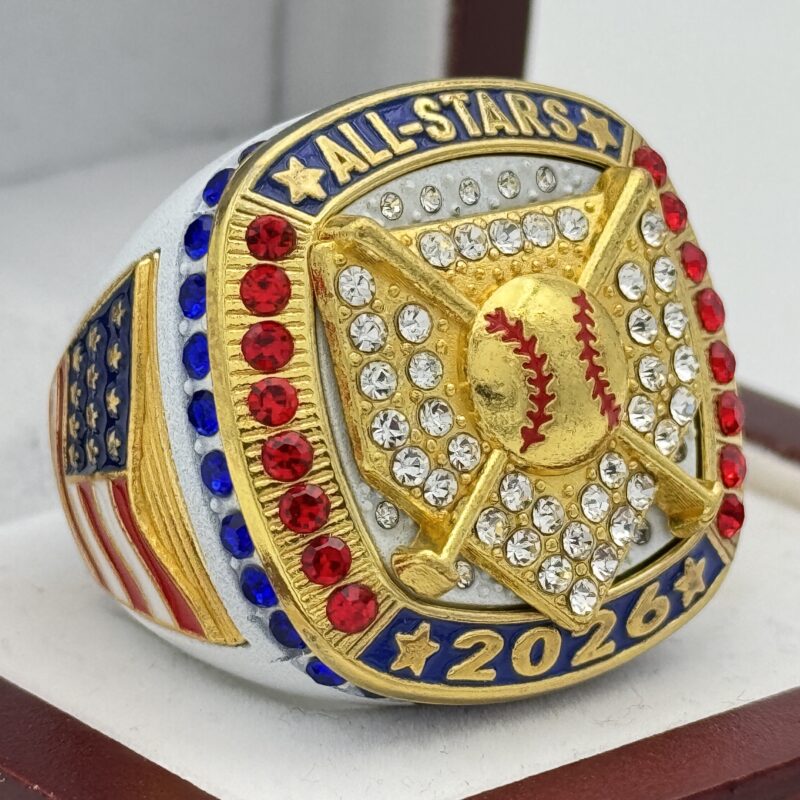 5 STAR 2026 HOME PLATE ALL-STAR RING - WHITE BODY, GOLD (Item #54-32 ...