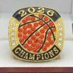 BASKETBALL 2026 CHAMPIONS RING --- GOLD, WITH STONES (Item #54-56) - Image 3