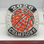 BASKETBALL 2026 CHAMPIONS RING --- SILVER, WITH STONES (Item #54-53) - Image 3