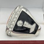 BASKETBALL 2026 CHAMPION  RING --- SILVER, PAINTED BALL (Item #54-45) - Image 2