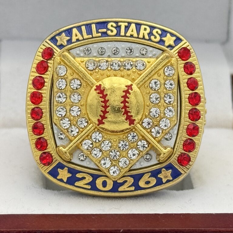 5 STAR 2026 HOME PLATE ALL-STAR RING - WHITE BODY, GOLD (Item #54-32 ...