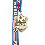 SOCCER FINALIST MEDAL --- SILVER (Item #64-125) - Image 2
