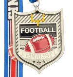 FOOTBALL FINALIST MEDAL --- SILVER (ITEM #64-129)