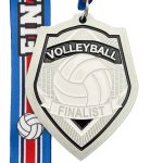 VOLLEYBALL FINALIST MEDAL --- SILVER (Item #64-133)