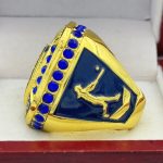 USAS CHAMPION RING --- GOLD BODY, BLUE STONES (Item #39-12) - Image 2