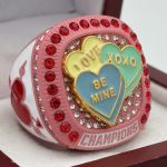 CANDY HEARTS CHAMPION RING --- PINK BODY (Item #36-24)