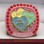CANDY HEARTS CHAMPION RING --- PINK BODY (Item #36-24) - Image 3