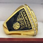 SPINNER BASKETBALL CHAMPION RING --- GOLD BODY, CLEAR STONES (Item #38-88) - Image 4