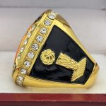 BASKETBALL LEAGUE CHAMPION RING --- GOLD BODY, PAINTED BALL (Item #52-136) - Image 2