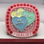 CANDY HEARTS FINALIST RING --- PINK BODY (Item #36-21) - Image 3