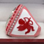 CANDY HEARTS FINALIST RING --- PINK BODY (Item #36-21) - Image 2