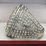 ICED OUT BASKETBALL FINALIST RING --- SILVER BODY, PAINTED BALL (Item #59-45) - Image 2