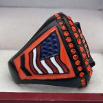 BLACK OUT SERIES HOME PLATE CHAMPION RING --- ORANGE STONE (Item # 50-100) - Image 4