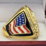 SOFTBALL CHAMPION RING --- GOLD BODY, PAINTED BALL (Item #31-64) - Image 4