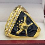 SOFTBALL CHAMPION RING --- GOLD BODY, PAINTED BALL (Item #31-64) - Image 2