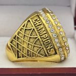 BASKETBALL CHAMPION RING --- GOLD, PAINTED BALL (Item #52-72) - Image 4