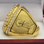 BASKETBALL CHAMPION RING --- GOLD, PAINTED BALL (Item #52-72) - Image 2