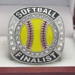 SOFTBALL FINALIST RING --- SILVER BODY, PAINTED BALL (Item #31-61) - Image 3