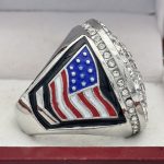 ROUND BALL RING --- SILVER BODY, CLEAR STONES ON THE BALL (Item #30-168) - Image 4