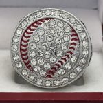 ROUND BALL RING --- SILVER BODY, CLEAR STONES ON THE BALL (Item #30-168) - Image 3