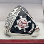 ROUND BALL RING --- SILVER BODY, CLEAR STONES ON THE BALL (Item #30-168) - Image 2