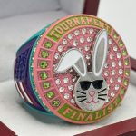 5 STAR EASTER BUNNY FINALIST RING --- TEAL BODY (ITEM #36-65)