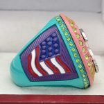 5 STAR EASTER BUNNY FINALIST RING --- TEAL BODY (ITEM #36-65) - Image 4