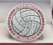 pink and silver volleyball championship ring